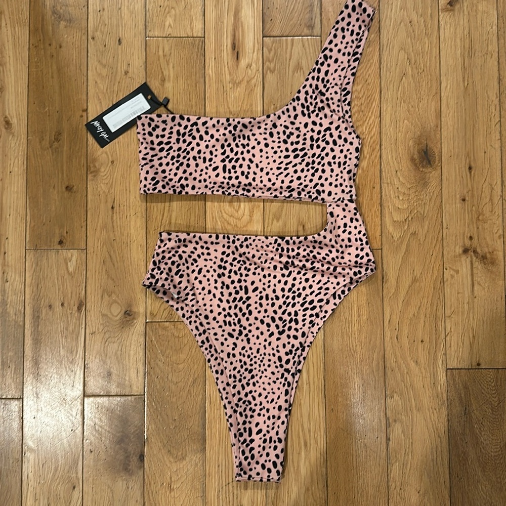 NWT one piece cut out nasty gal bathing suit